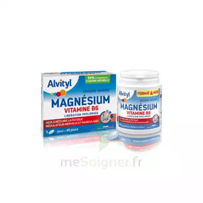 Alvityl Magnésium Vitamine B6 Libération Prolongée Comprimés Lp B/45 à TOURNAN-EN-BRIE